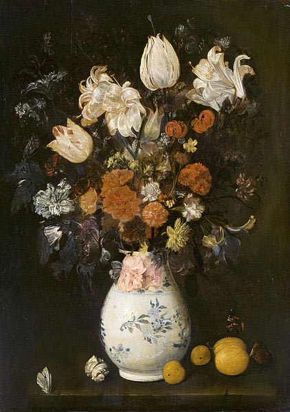 Flowers in a vase.